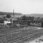 Wehr mit Zulaufbrücke (02.07.1931)