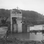 Wehr bei Mittelwasser ca. 50cbm (22.08.1931)