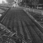 Schalung und Bewehrung d. Provinzial-Straßenbrücke (17.10.1931)