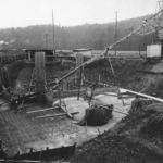 Turbinenschläuche und Freischleusensohle und Krafthaus I (30.01.1931)